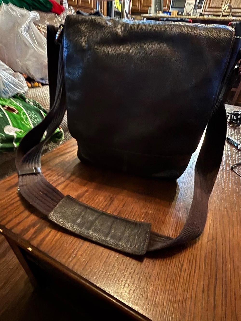 Picard Genuine Leather Messenger Bag Brown Crossbody Laptop Satchel Shoulder Bag